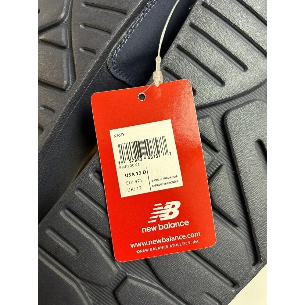 New Balance Men's 200 V1 Slide Sandals Size 13 Navy